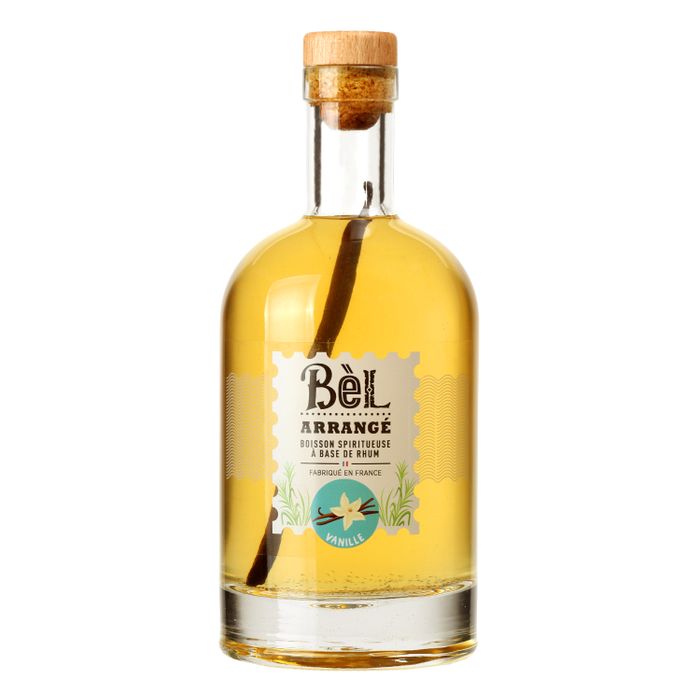 Boisson spiritueuse à base de Rhum Bèl Arrange   Vanille 32°