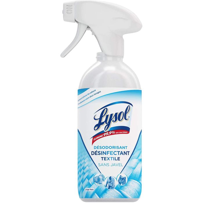 Vaporisateur désinfectant tout en un Lysol, pour surfaces dures et tissus,  linge frais 59631-89639-17