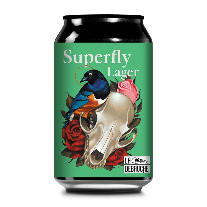 Bière La Debauche Superfly Lager Blonde 4.8°