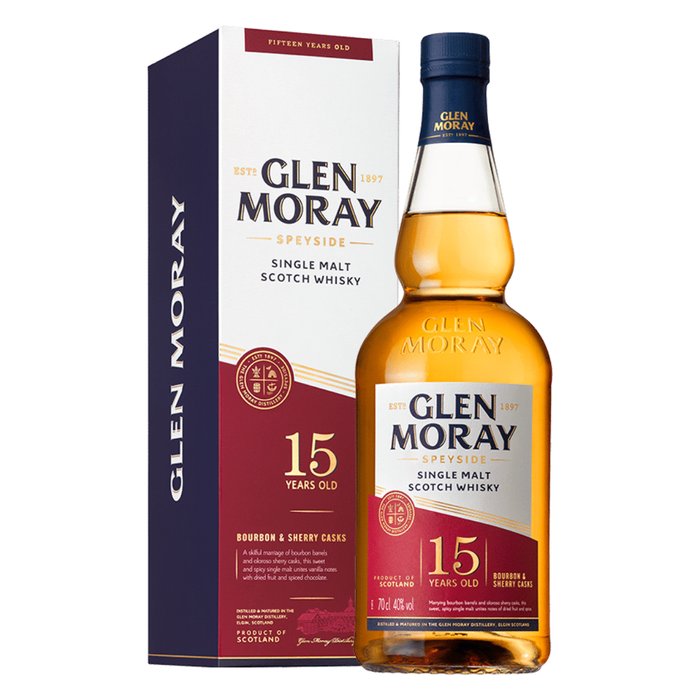 Single Malt Whisky Glen Moray   15 ans 40°