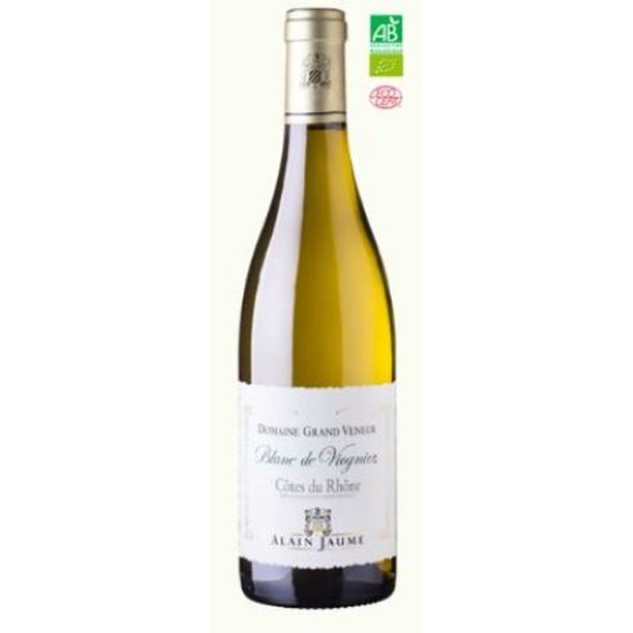 AOP Côtes du Rhône Blanc Alain Jaume Blanc de Viognier Bio 2020