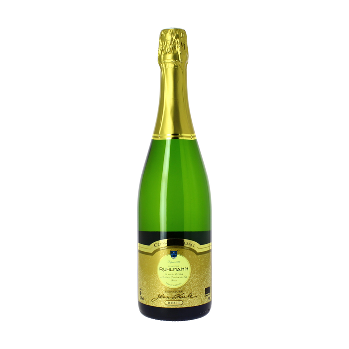 AOP Crémant d’Alsace Brut Blanc Ruhlmann   Bio