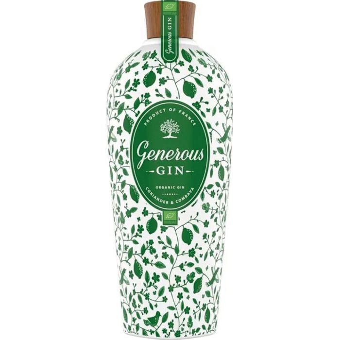Gin français Generous Organic 44° Bio