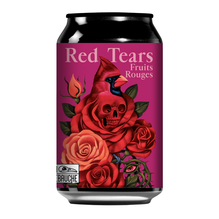Bière Fruitée La Debauche Red Tears Fruits rouges Rubis 5.7°
