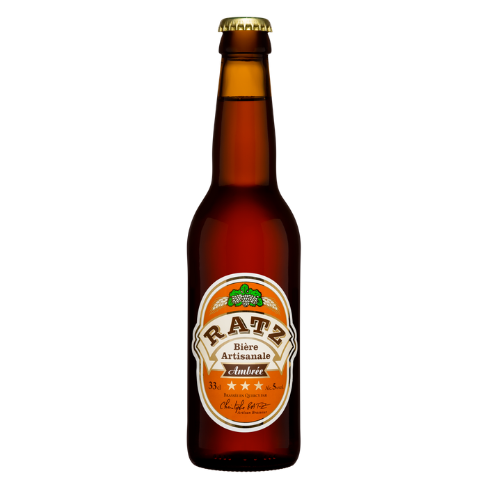 Bière Amber Ale Ratz   Ambrée 5°