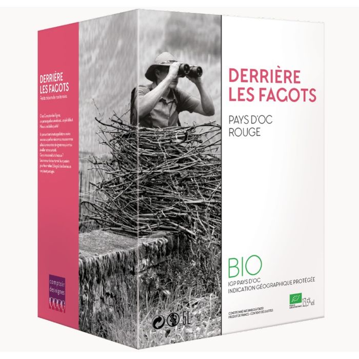 IGP Pays d'Oc Rouge Derriere Les Fagots   Bio 2020
