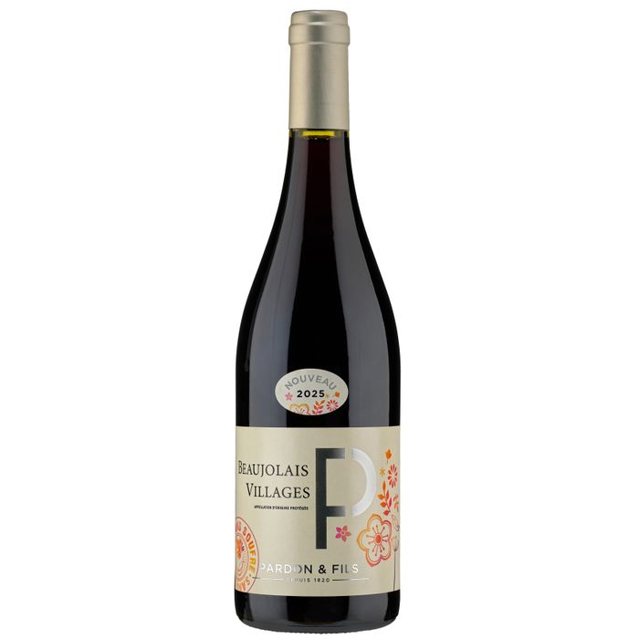 AOP Beaujolais villages Rouge P de Pardon Sans Soufre