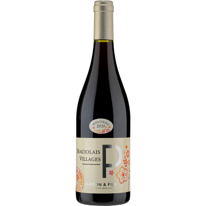 AOP Beaujolais villages Rouge P de Pardon Sans Soufre
