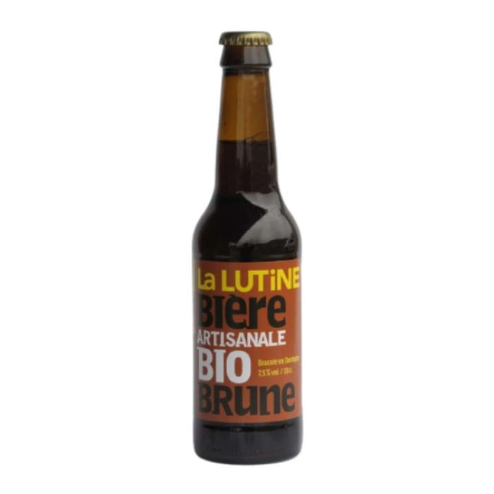 Bière Bock La Lutine   Brune Bio 7.5°