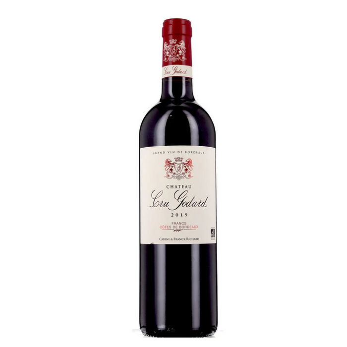 AOP Francs côtes de Bordeaux Rouge Château Cru Godard   Bio 2020