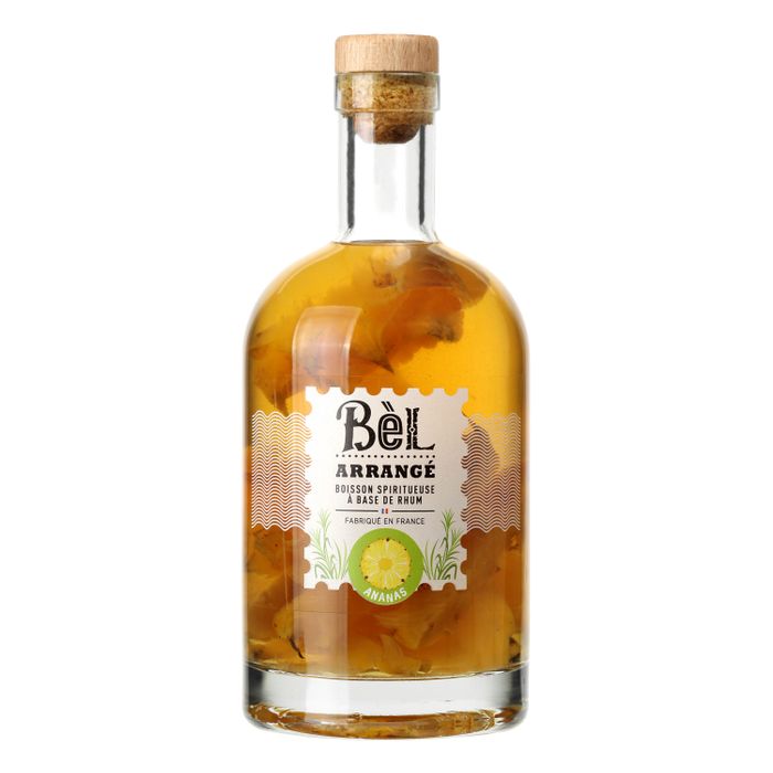 Boisson spiritueuse à base de Rhum Bèl Arrange   Ananas 32°