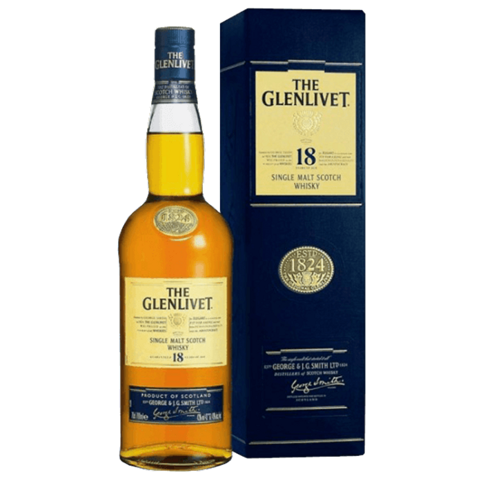 Single Malt Whisky Glenlivet   18 ans 40°