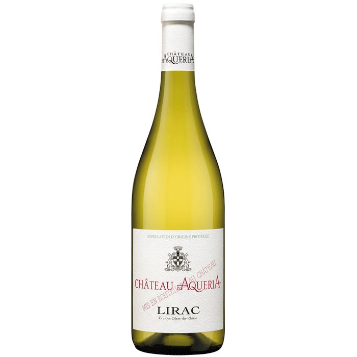 AOP Lirac Sec Blanc Château D'Aqueria   2023