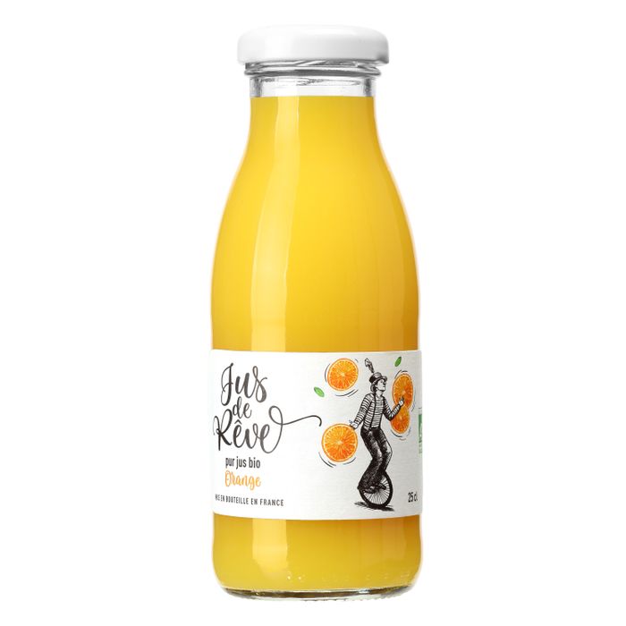Pur jus de fruits Jus de Rêve   Orange Bio