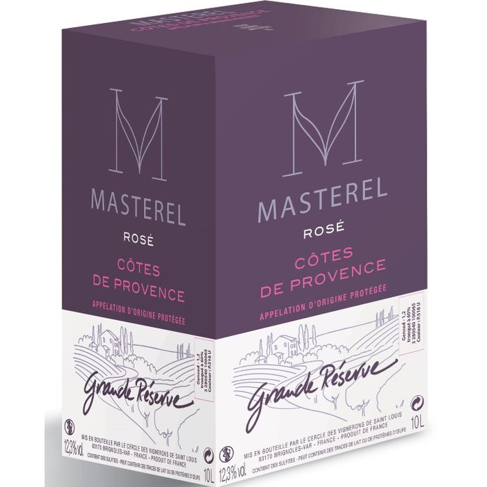 AOP Côtes de Provence Rosé Masterel